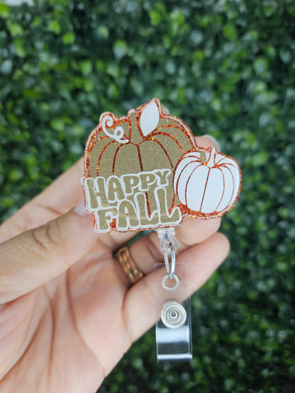 Hello Fall Badge Reel Topper